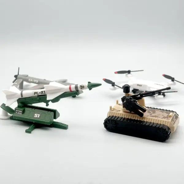 Digital Army Tank Model Toy for Assembly - Image 3