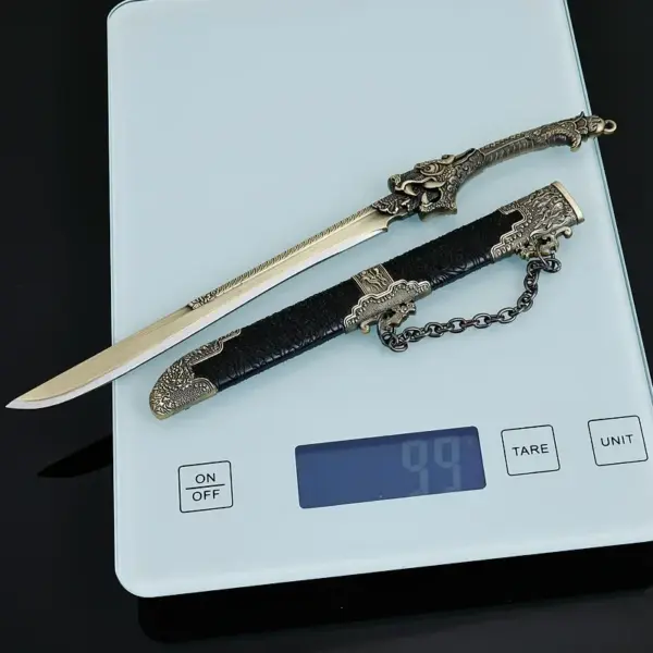 Cold Weapon Cosplay Sword Model 22cm Metal - Image 5