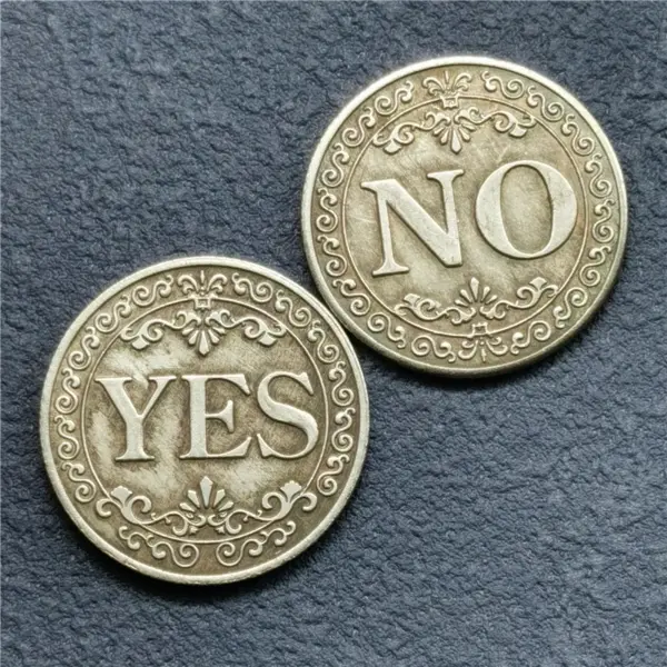 YES Or NO Copper Craft Coin Collectible - Image 4