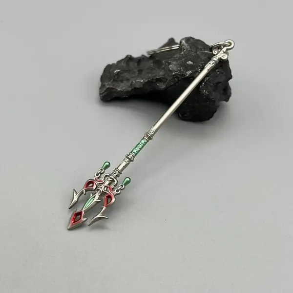 Lightscale Trident Mipha 9cm Metal Keychain - Image 7