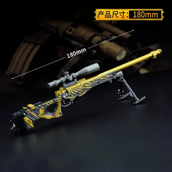 AWM 1/6 Scale Metal Sniper Rifle Model - Image 9