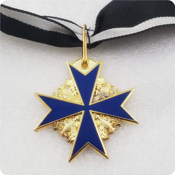 German Prussia Blue Bravery Medal Replica - Image 2