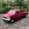 1:32 Scale Red Ford F350 Diecast Truck Model