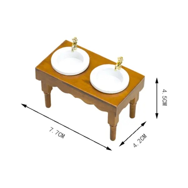 1:12 Scale Wooden Miniature Cabinet for Dollhouse - Image 15