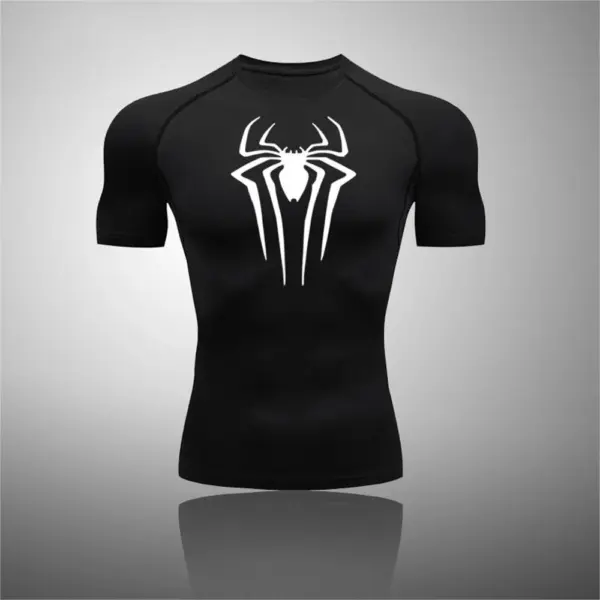 Men's Breathable Athletic Compression T-Shirt - Image 9