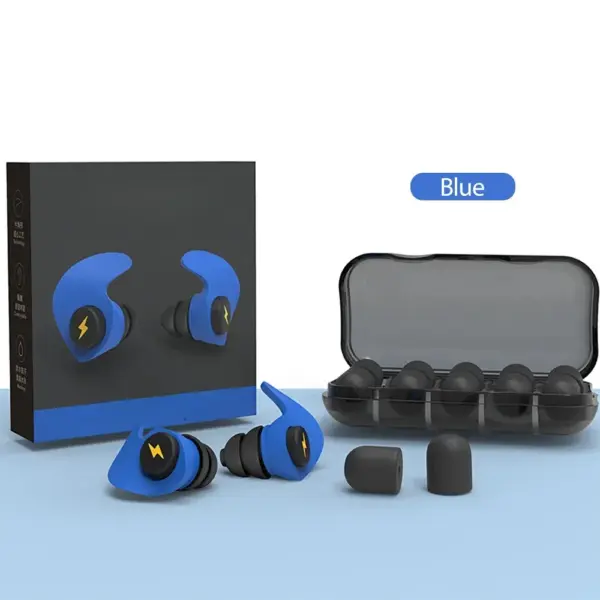 Silicone Sponge Earplugs for Comfortable Sleep - Image 7