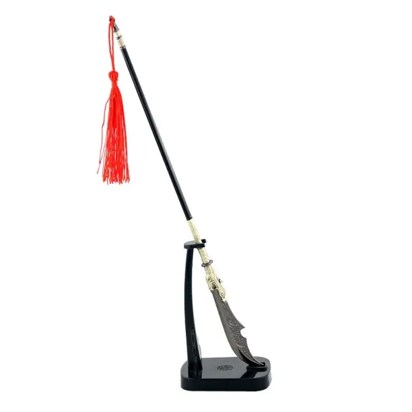30cm Metal Guan Dao Weapon Model Decor - Image 6