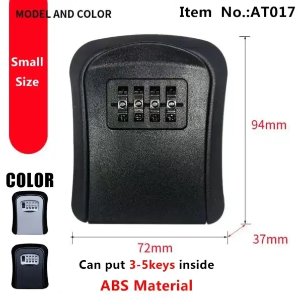 Wall Mounted Waterproof Key Keeper with Lock - Image 5