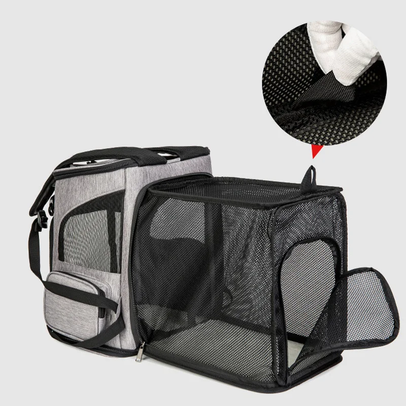 Expandable Cat Carrier Backpack for Travel 2 Expandable Cat Carrier Backpack for Travel - Image 2