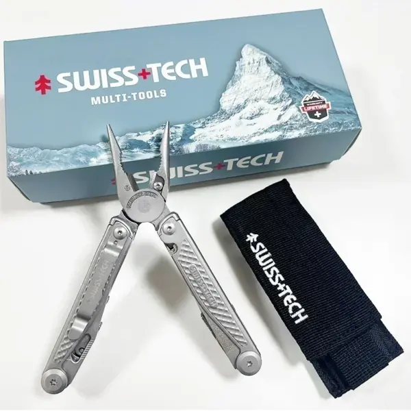 18-in-1 Swiss Tech Multi Tool Pliers - Image 7