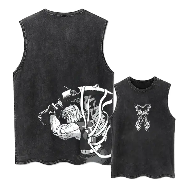 Men's Oversized Anime Graphic T-Shirt - Image 11