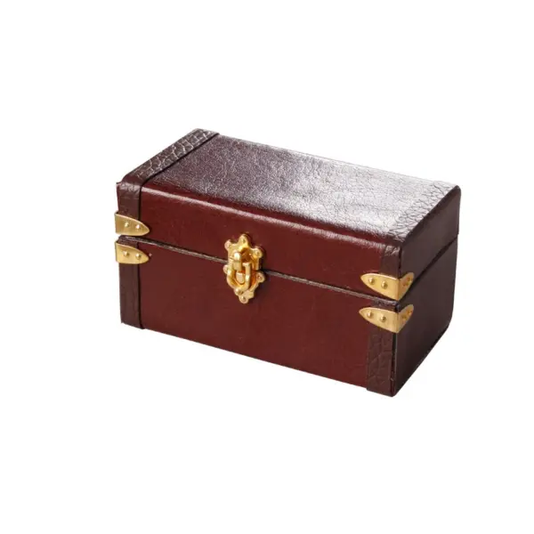 Dollhouse Miniature Vintage Leather Suitcase - Image 19