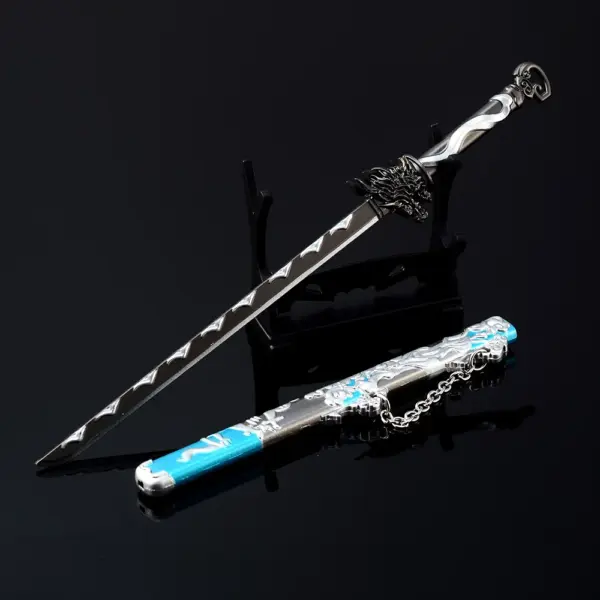 22cm Metal Katana Sword Toy Replica - Image 5