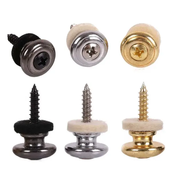 Guitar Strap Locks Pins - 2 Pcs Set