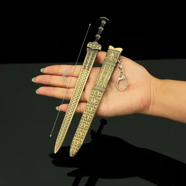 22cm Bronze Sword Model for Cosplay Display - Image 5