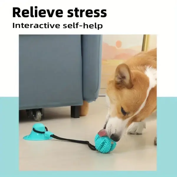 Interactive Dog Chew Toy with Suction Cup - Image 2