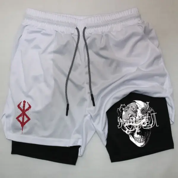 Men's Quick-Dry 2 In 1 Gym Shorts - Image 7