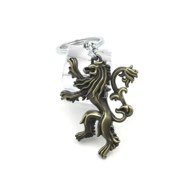 Retro Wolf Head Keychain Pendant for Gifts - Image 27
