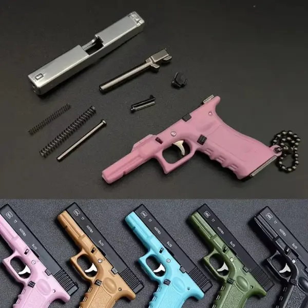 Glock 17 Mini Keychain Pistol Model Toy - Image 3
