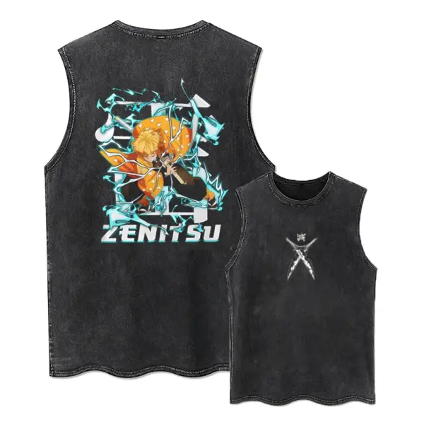 Men's Oversized Anime Graphic T-Shirt - Image 7