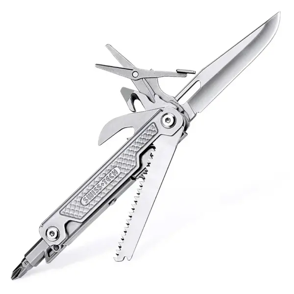 11-in-1 Swiss-Tech Folding Multitool Knife - Image 7
