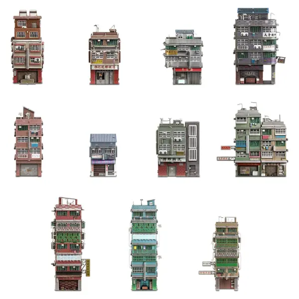 Piececool 11pcs 3D Metal Building Puzzles - Image 6