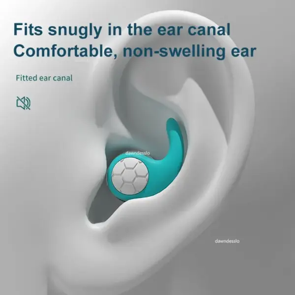 Silicone Waterproof Noise Cancelling Earplugs - Image 5