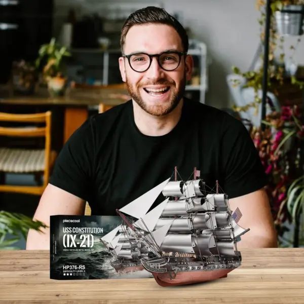 Piececool 3D Metal Sailing Frigate Model Kit - Image 4
