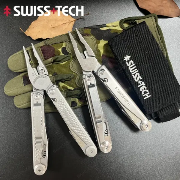 18-In-1 Swiss Tech Multitool Pliers EDC Tool - Image 2