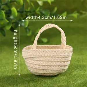 Mini Straw Handbags for Dollhouse Decor 44 Sb9e7c01f1f1c4ae9b72384d6c8ca4823f