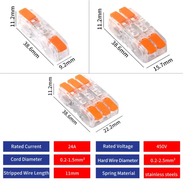 JINH CMK65 10Pcs Quick Splicing Connectors - Image 3