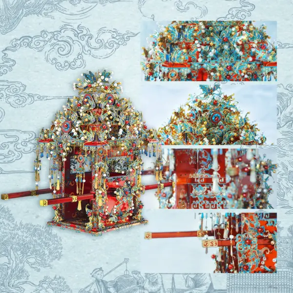 3D Metal Puzzle Kingfisher Sedan Model - Image 4