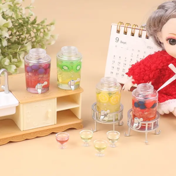 Miniature Plastic Fruit Bucket for Dollhouse - Image 3