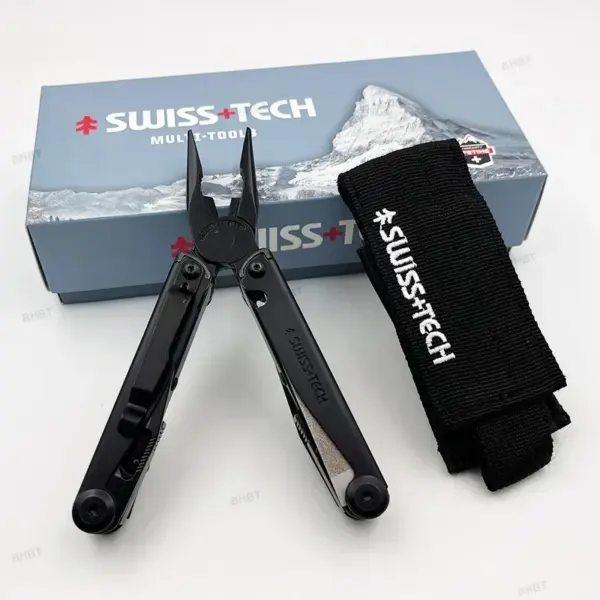 18-in-1 Swiss Tech Multi Tool Pliers - Image 9