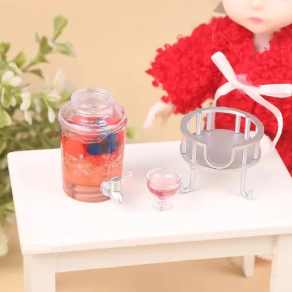 Miniature Plastic Fruit Bucket for Dollhouse - Image 5