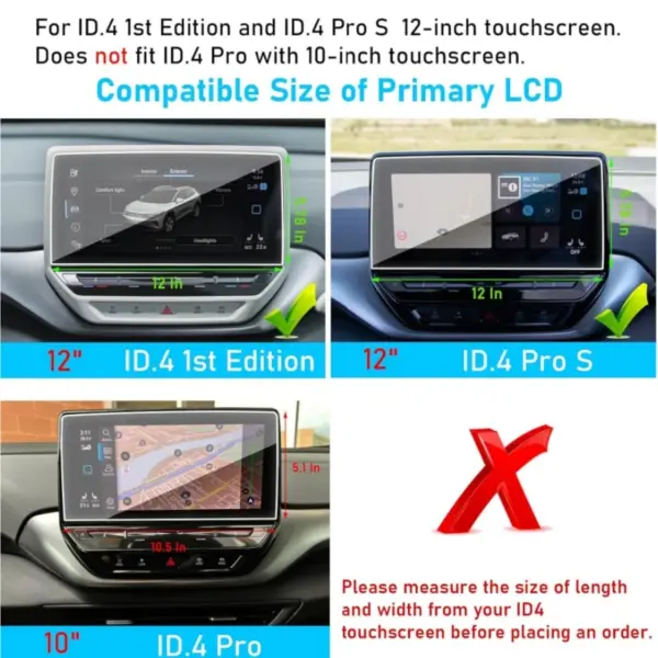 VW ID.4 2021-2024 Navigation Screen Protector - Image 2
