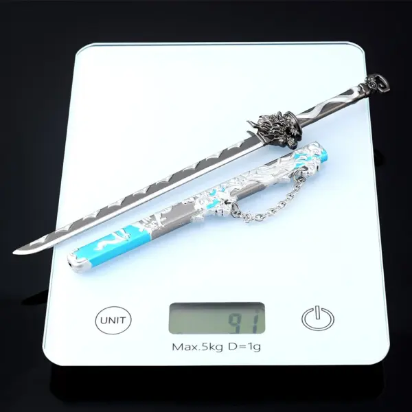 22cm Metal Katana Sword Toy Replica - Image 3