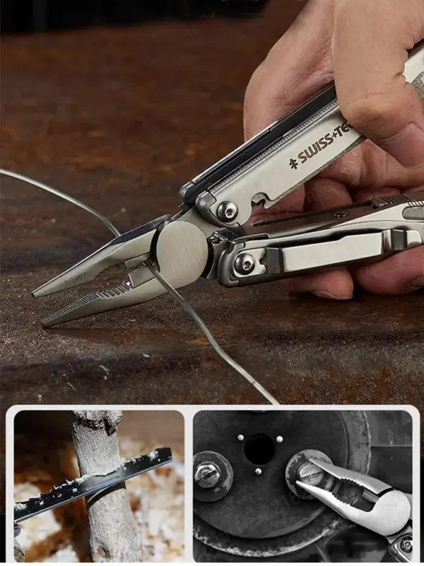 SWISS TECH 18-in-1 Multitool Folding Pliers - Image 3