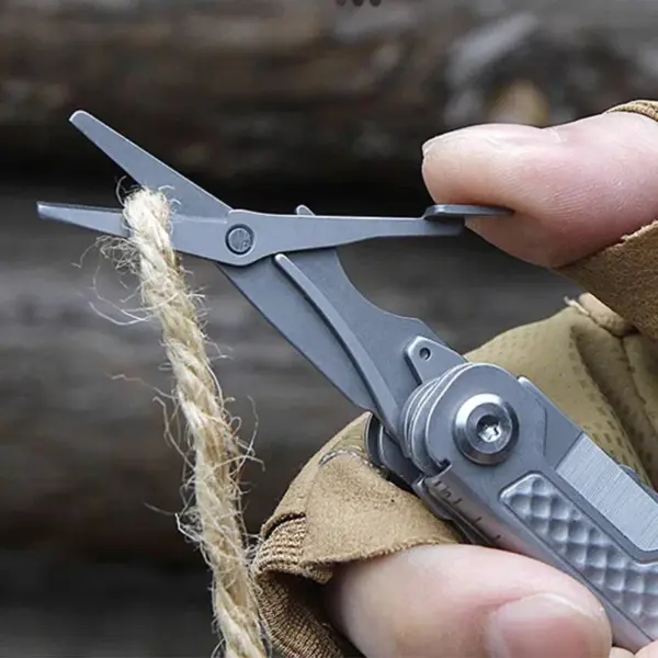 11 in 1 Folding Multi Tool Knife Portable EDC - Image 5