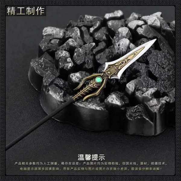 Zhao Yun 22cm Metal Spear Model Collectible - Image 3