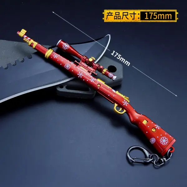Kar98k Rifle Miniature 17cm Metal Keychain - Image 5