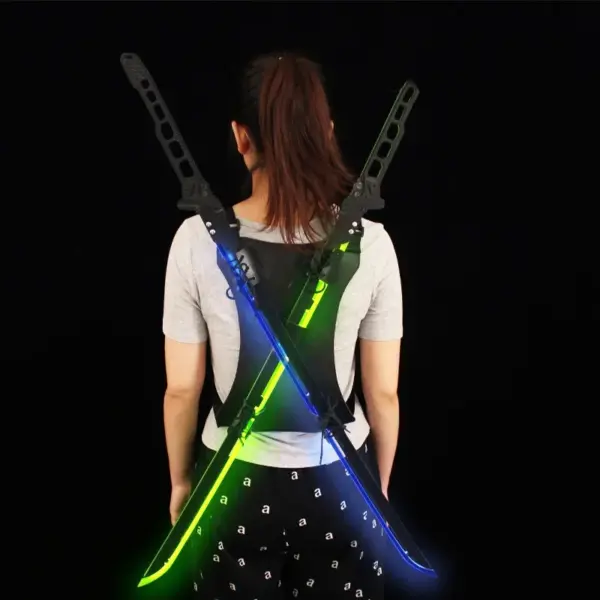 Cyberpunk 80cm Acrylic Lightsaber Toy Sword - Image 3