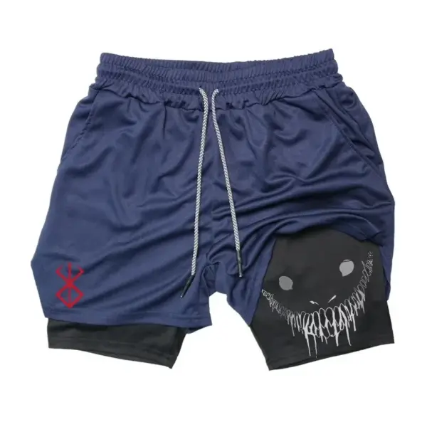 Anime Baki Hanma Fitness Shorts for Men - Image 11
