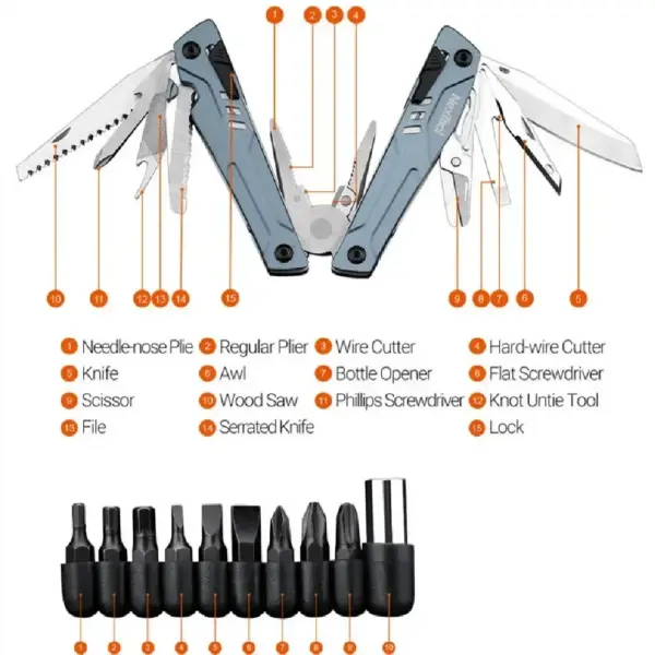 NexTool Sailor Pro 14-in-1 Multi-Tool - Image 2