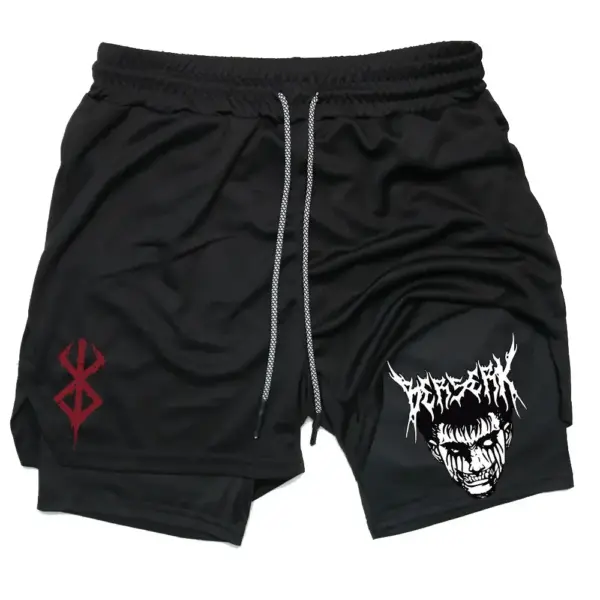 Men's Quick-Dry 2 In 1 Gym Shorts - Image 4