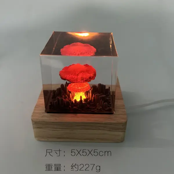 Mushroom Cloud Decorative Night Light Lamp - Image 6