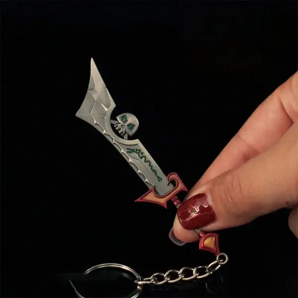9cm Lich King Ember Bringer Sword Keychain - Image 4