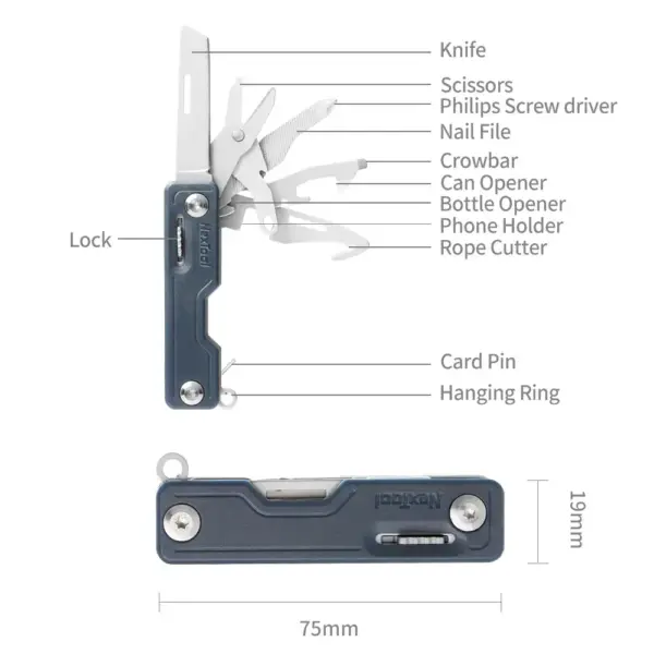 Nextool 10-in-1 Multifunctional EDC Knife - Image 4
