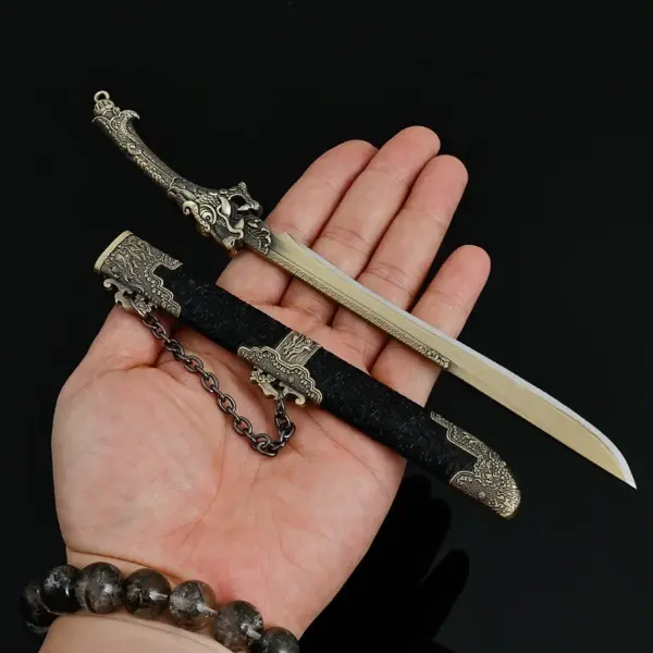 Cold Weapon Cosplay Sword Model 22cm Metal - Image 3