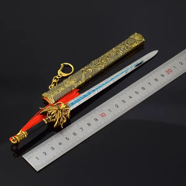 22cm Golden Dragon Toy Katana Model - Image 4